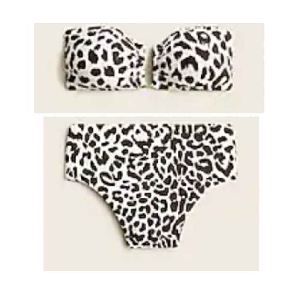 J Crew Leopard Bathing Suit